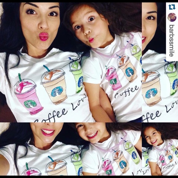 #coffelove shirt adult/child/baby sizes S, M and L - Picture 4 of 5